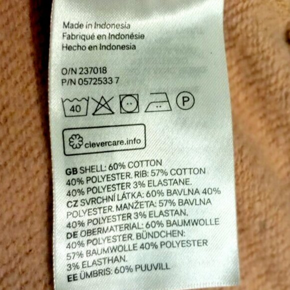 H&M Divided Pink Cropped Hoodie Sweatshirt Women’s Sz XS Drawstring Long Sleeve - Picture 10 of 11